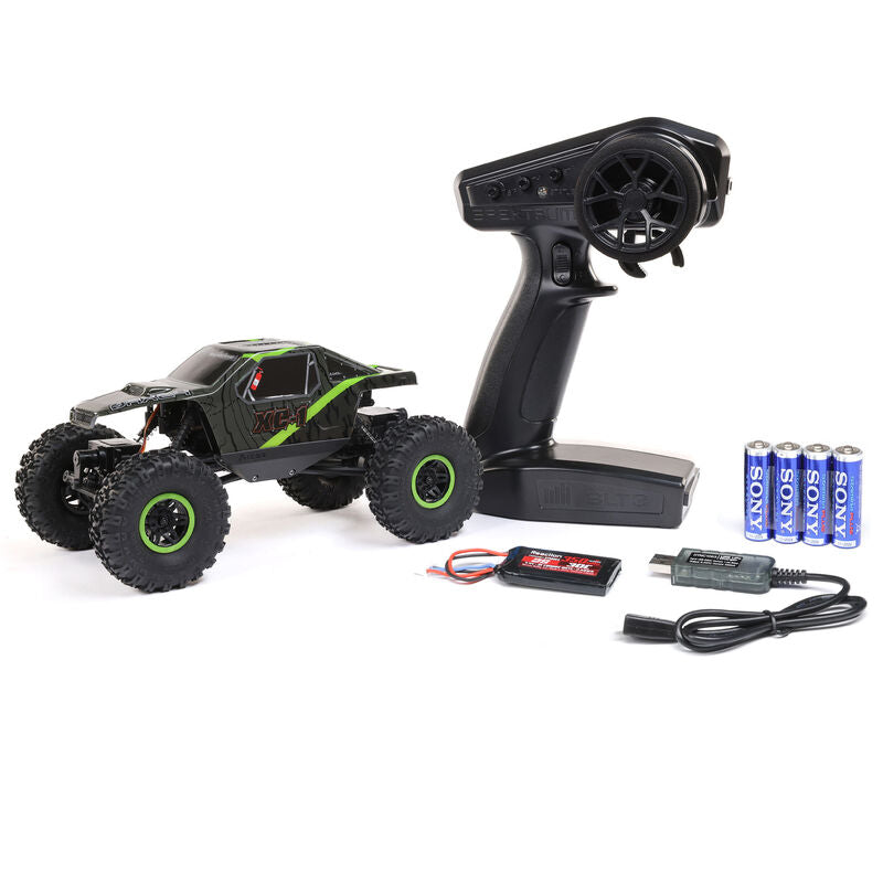 AXI00003T1 AX24 XC-1 4WS 1/24 Scale Mini Crawler RTR GREEN