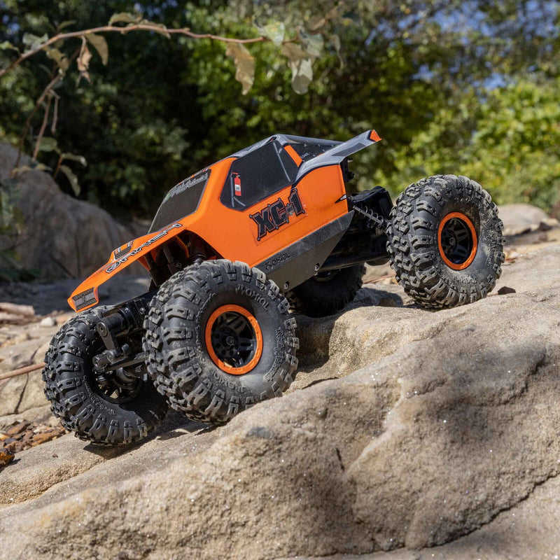 AXI00003T2 Axial AX24 XC-1 4WS 1/24 Scale RTR Mini Crawler, ORANGE