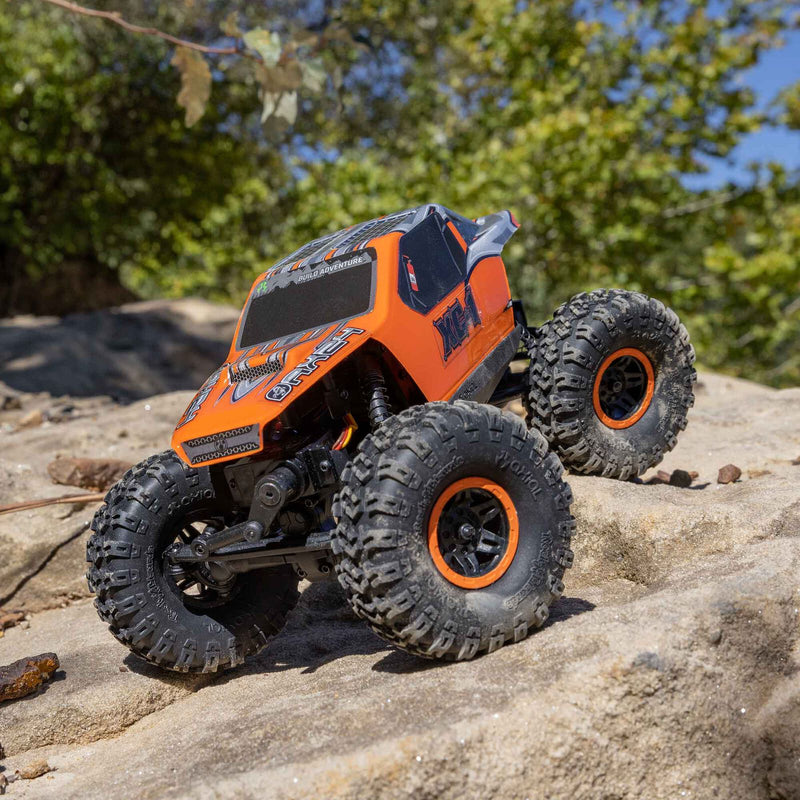 AXI00003T2 Axial AX24 XC-1 4WS 1/24 Scale RTR Mini Crawler, ORANGE