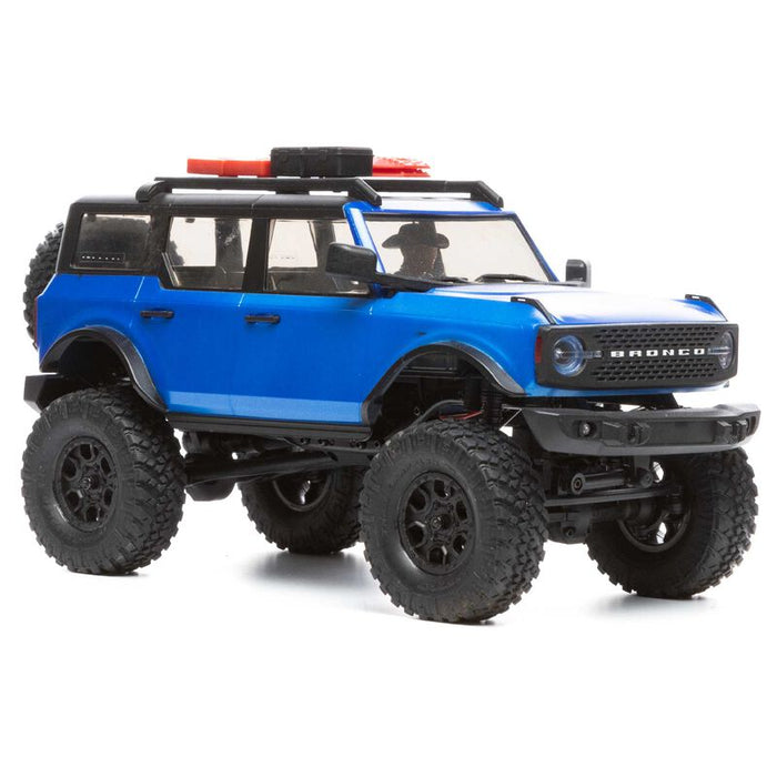 AXI00006T3 1/24 SCX24 2021 Ford Bronco 4WD Truck Brushed RTR, Blue