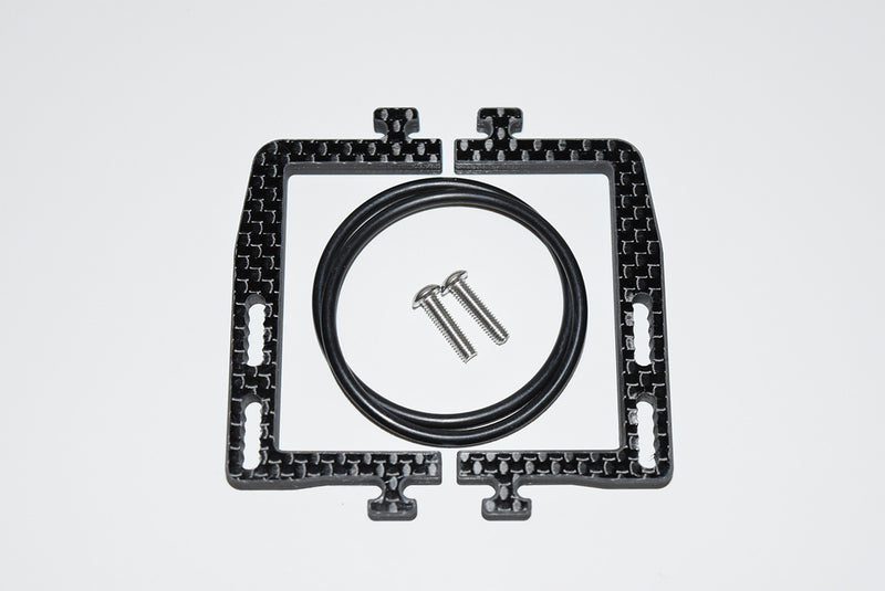 SKU00098 Vision Racing Associated B6 and Schumacher Cougar LD2 Carbon Fiber O-ring Battery Hold Down