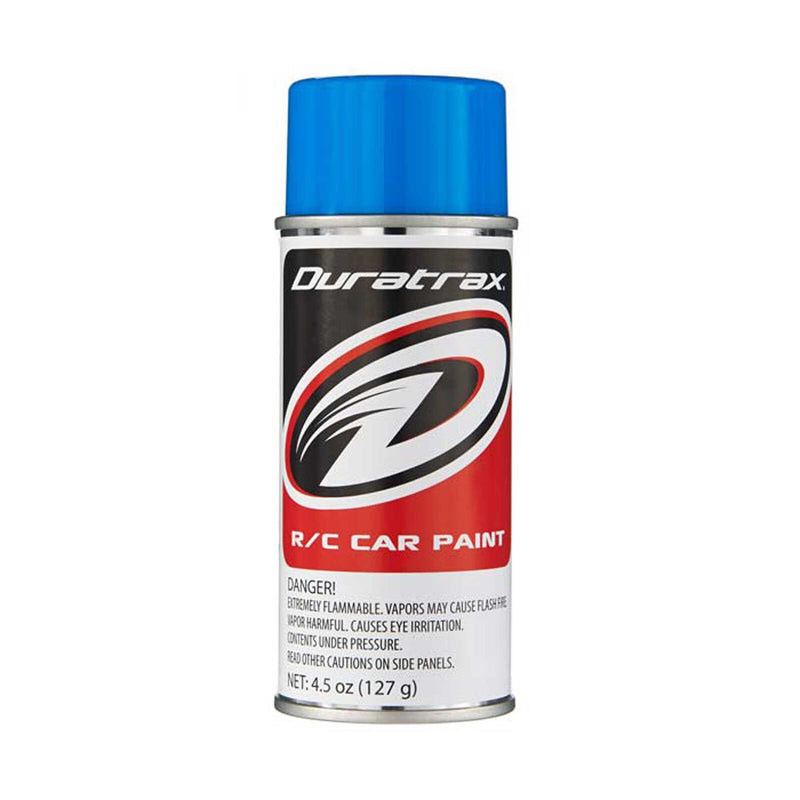 DTXR4282 Duratrax Polycarb Spray, Fluorescent Blue, 4.5 oz