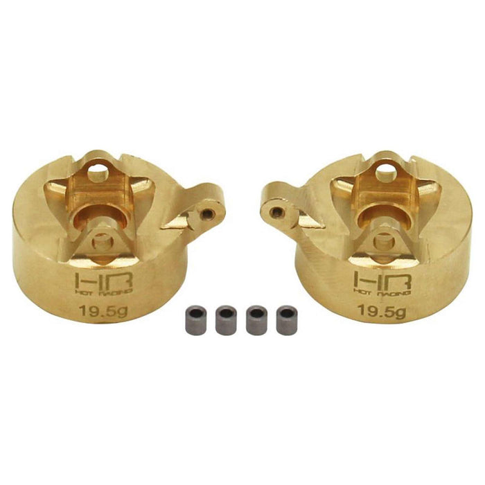 SXTF21XH - Hot Racing Extra Heavy Brass Front Steering Knuckle SCX24