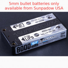 JR0005 Sudpadow 3.7V 8000mAh 110C/55C LiPo Battery Platin Series 5MM Plug