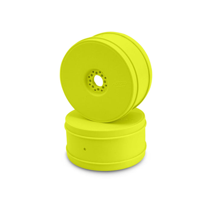 3357Y - JConcepts 1/8 Bullet 83mm Buggy Wheel, Yellow (4)