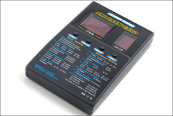 30501003 Hobby Wing LED Program Card - General Use for Cars, Boats, and Air