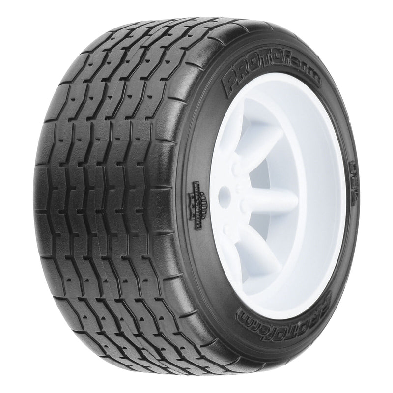 10139-17 Protoform VTA Rear Tire 31mm Mounted White Wheel