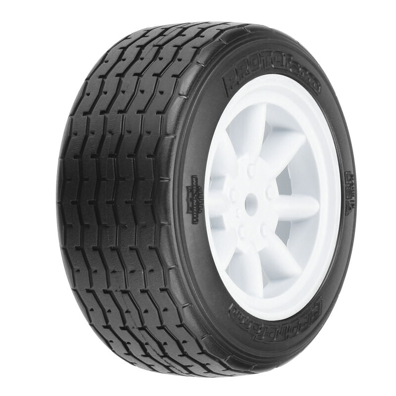 10140-17 Protoform VTA Front Tire 26mm Mounted White Wheel