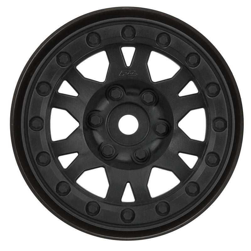 2769-03 Proline 1/10 Impulse Front/Rear 1.9" 12mm Rock Crawler Wheels (2) Black