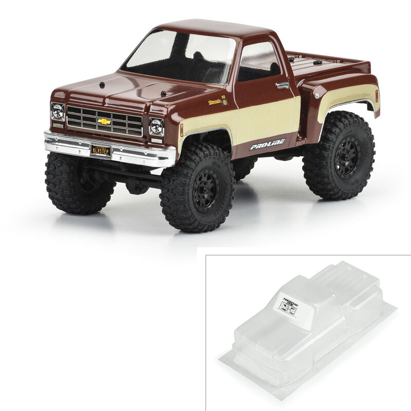 3583-00 - 1/24 1978 Chevy K-10 Clear Body: SCX24