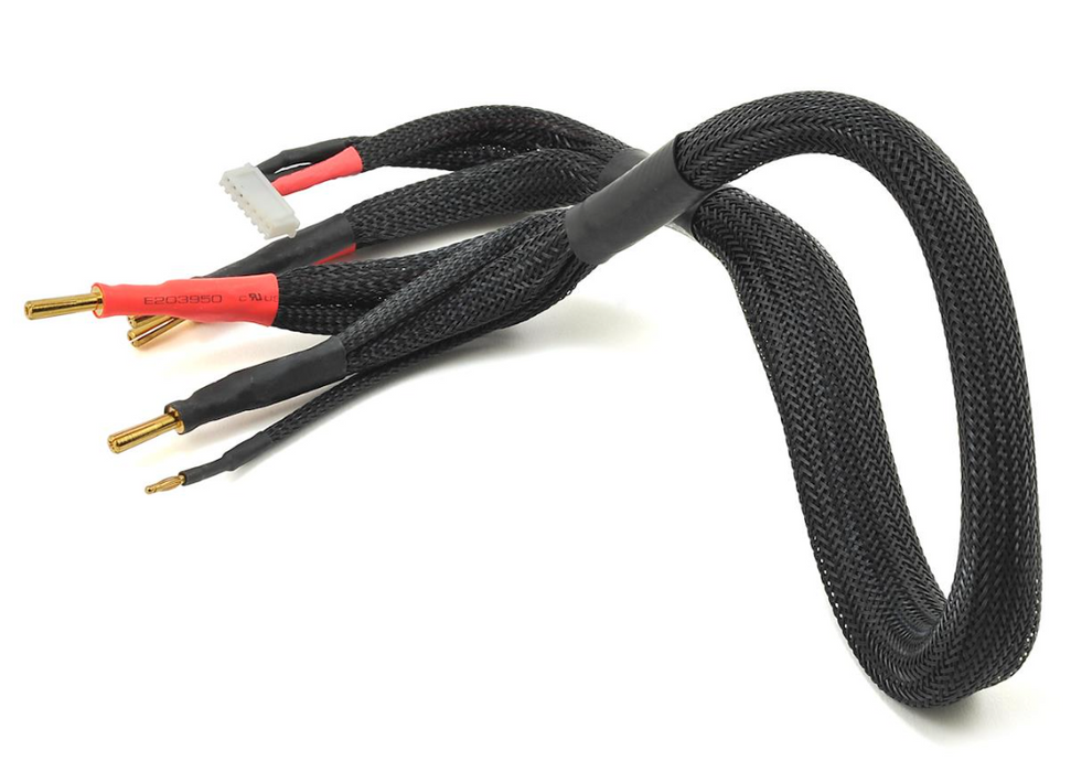PTK-5341 - ProTek RC 2S High Current Charge/Balance Adapter (4mm to 4mm Solid Bullets) (10awg Wire) (24")