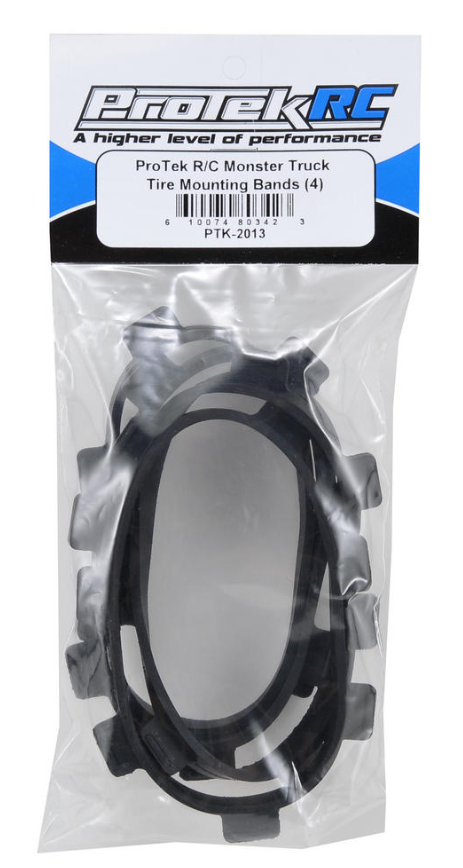 PTK-2013 ProTek RC Monster Truck & Truggy Tire Mounting Glue Bands (4)