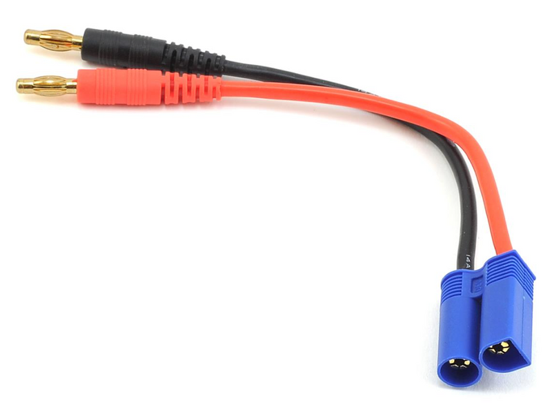 PTK-5626 ProTek RC Heavy Duty EC5 Charge Lead (Male EC5 to 4mm Banana Plugs)
