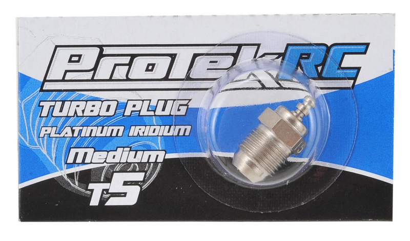 PTK-2552 ProTek RC T5 Medium Turbo Glow Plug (.12 and .21 Engines)