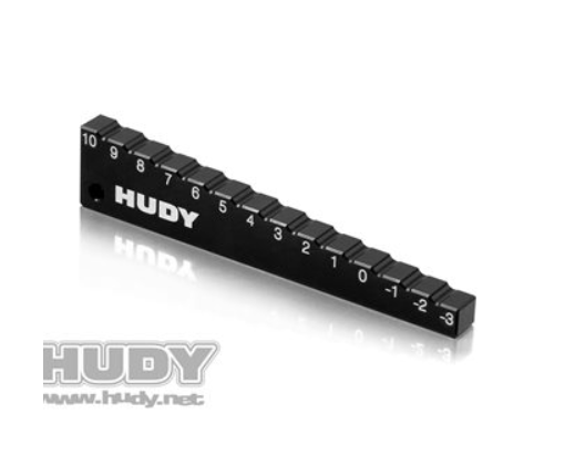 107712 Hudy Chassis Droop Gauge -3 to 10 Mm for 1 / 10 Cars (10mm)