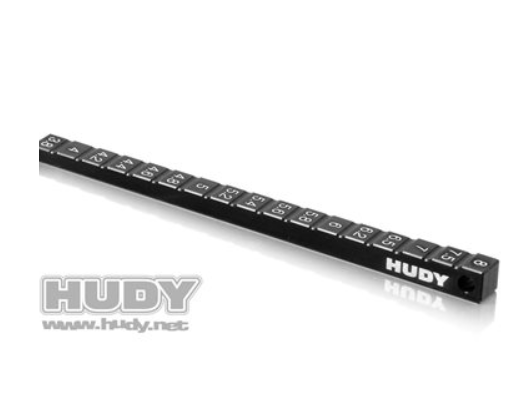 107716 Hudy Ultra Fine Chassis Ride Height Gauge 3.8-8.0mm