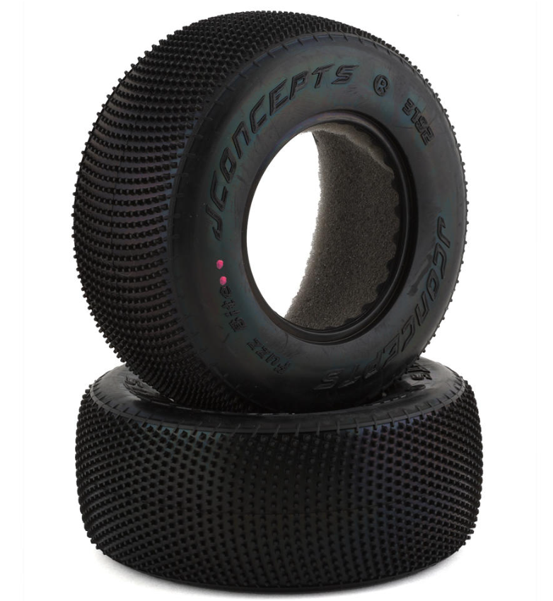 3192-010 - JConcepts Fuzz Bite Carpet Short Course Tire (2) (Pink)