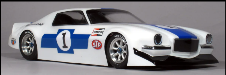 304L McAllister 1970 Camaro Trans Am VTA Body, .025 Thickness 1/10
