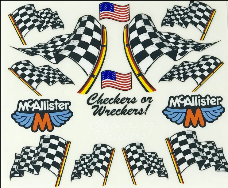 McAllister Checkers or Wreckers Decals