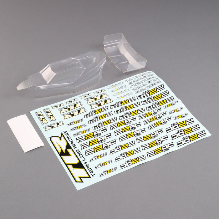 TLR230013 - Ultra Lightweight Body & Wing, Clear: 22 5.0