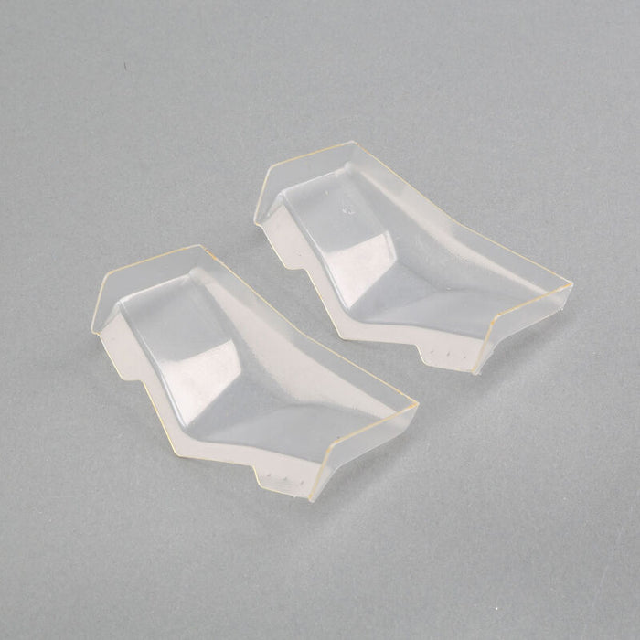 TLR230014 TLR Losi 22 5.0 High Front Wing, Clear (2)