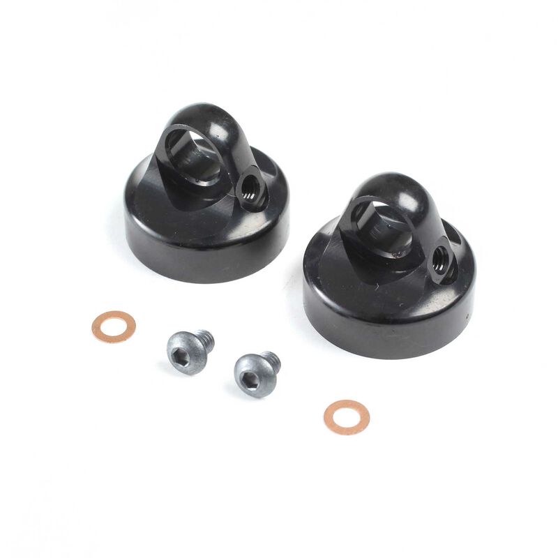 TLR333021 TLR Losi Domed Bleeder Shock Caps, Aluminum G3 22