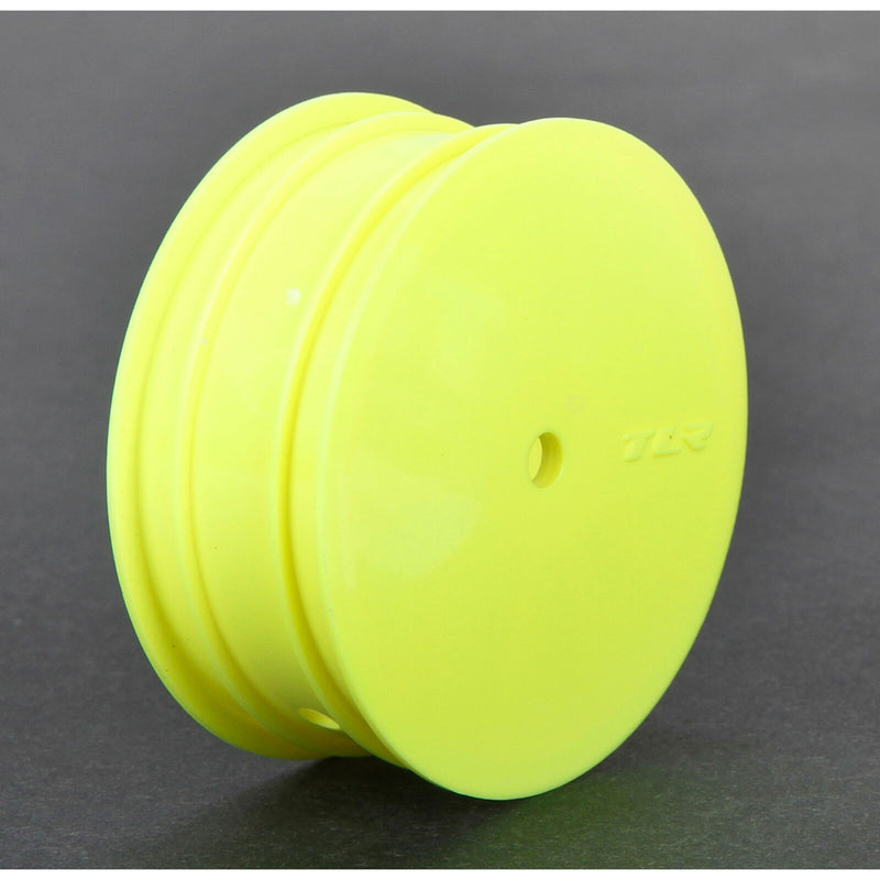 TLR43010 TLR 1/10 Front Buggy 2.2 Wheels, 12mm Hex, Yellow (2): 22