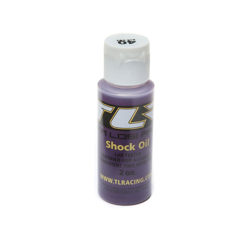TLR74010 Losi Silicone Shock Oil, 40WT, 516CST, 2oz