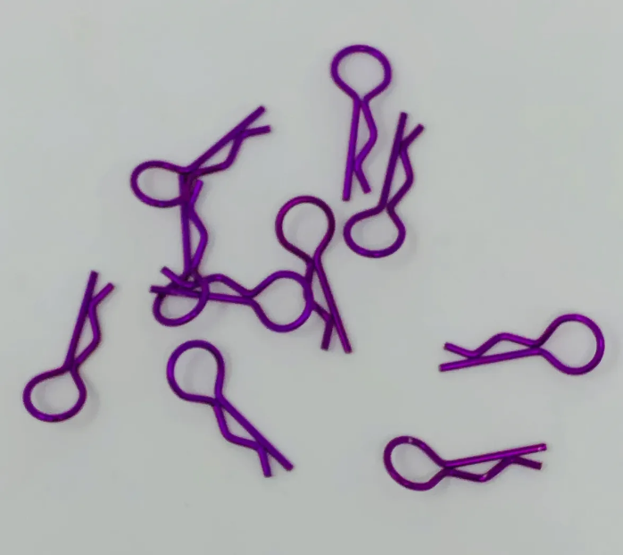 469-11 Metallic Purple Mcallister Body Clips