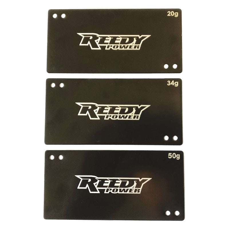 ASC27355 Shorty Battery Weight Set, 20g, 34g, 50g