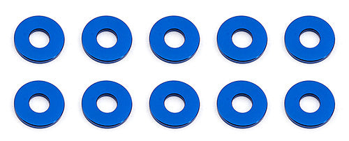 31385 Bulkhead Washers, 7.8 x 1.0mm, Blue Aluminum (10)