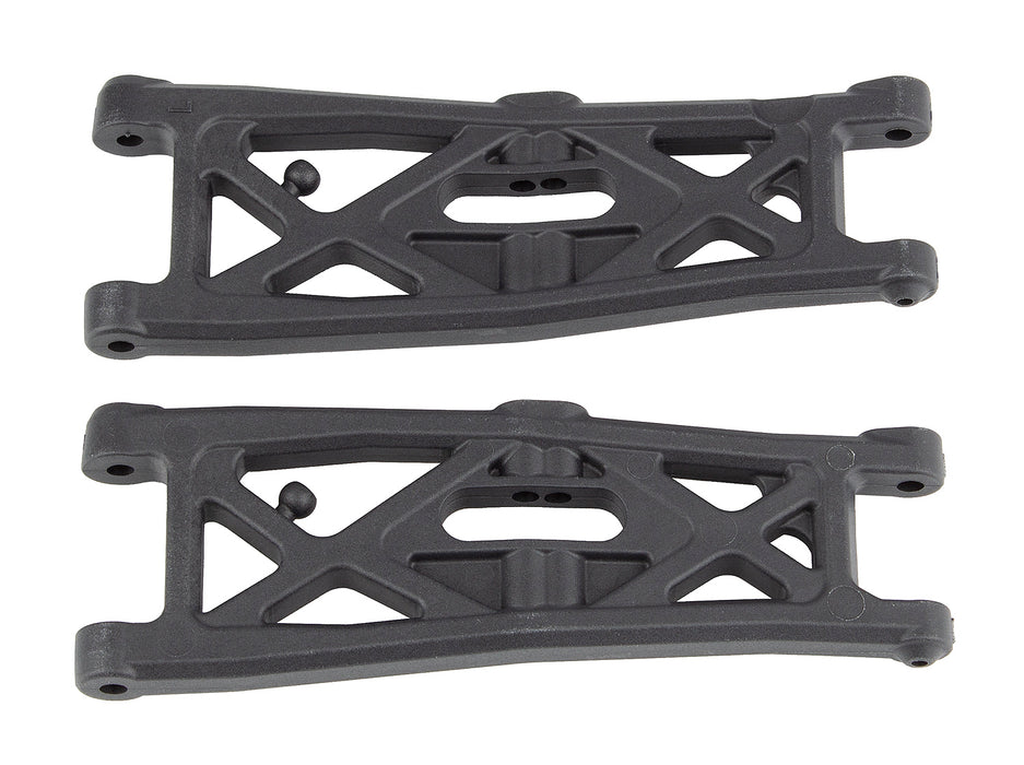 71139 Team Associated RC10T6.2 FT Front Suspension Arms, Gull Wing, Carbon