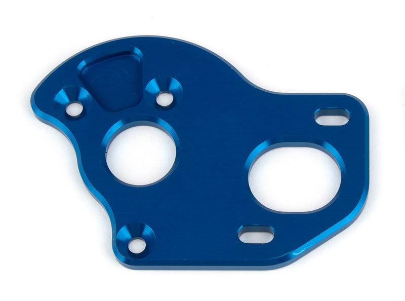 71145 Team Associated RC10T6.2 Aluminum Laydown Motor Plate Blue