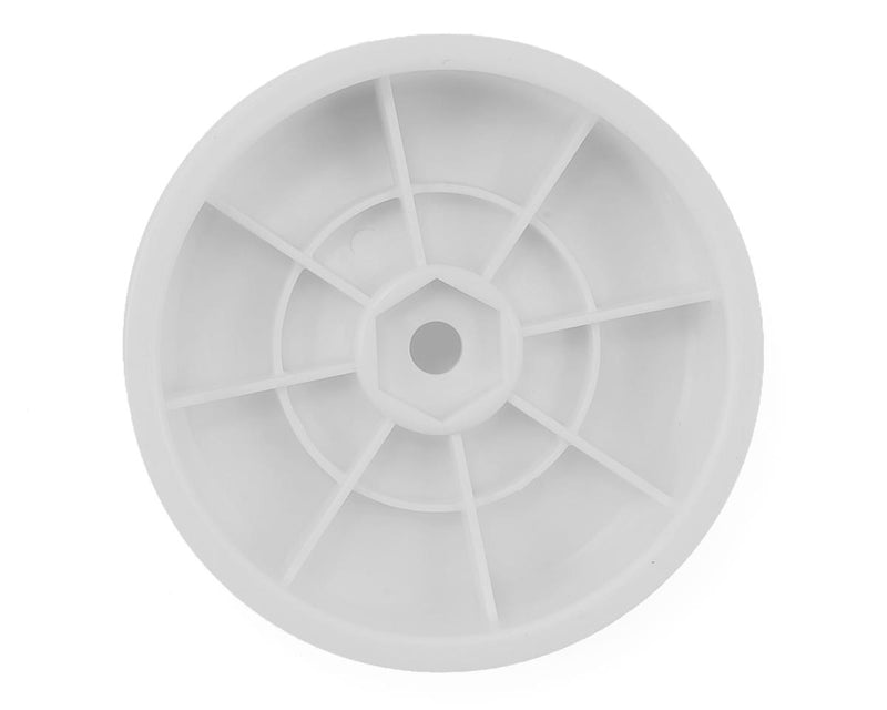 91757 - Team Associated 12mm Hex 2.2" "Slim" Front Buggy Wheels (White) (2) (B6)