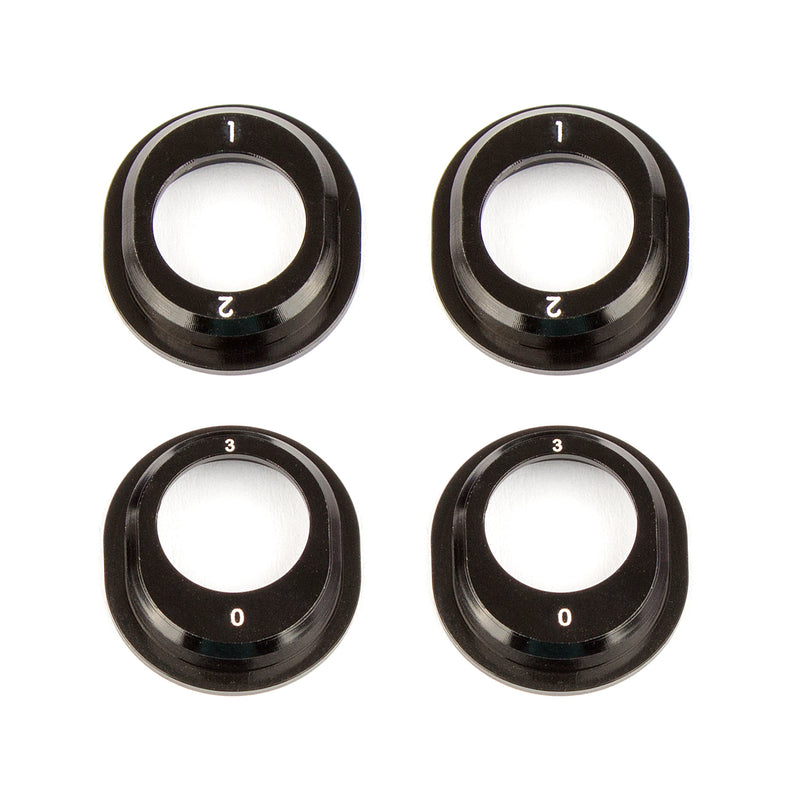 91793 Team Associated RC10B6.1 Aluminum Differential Height Inserts
