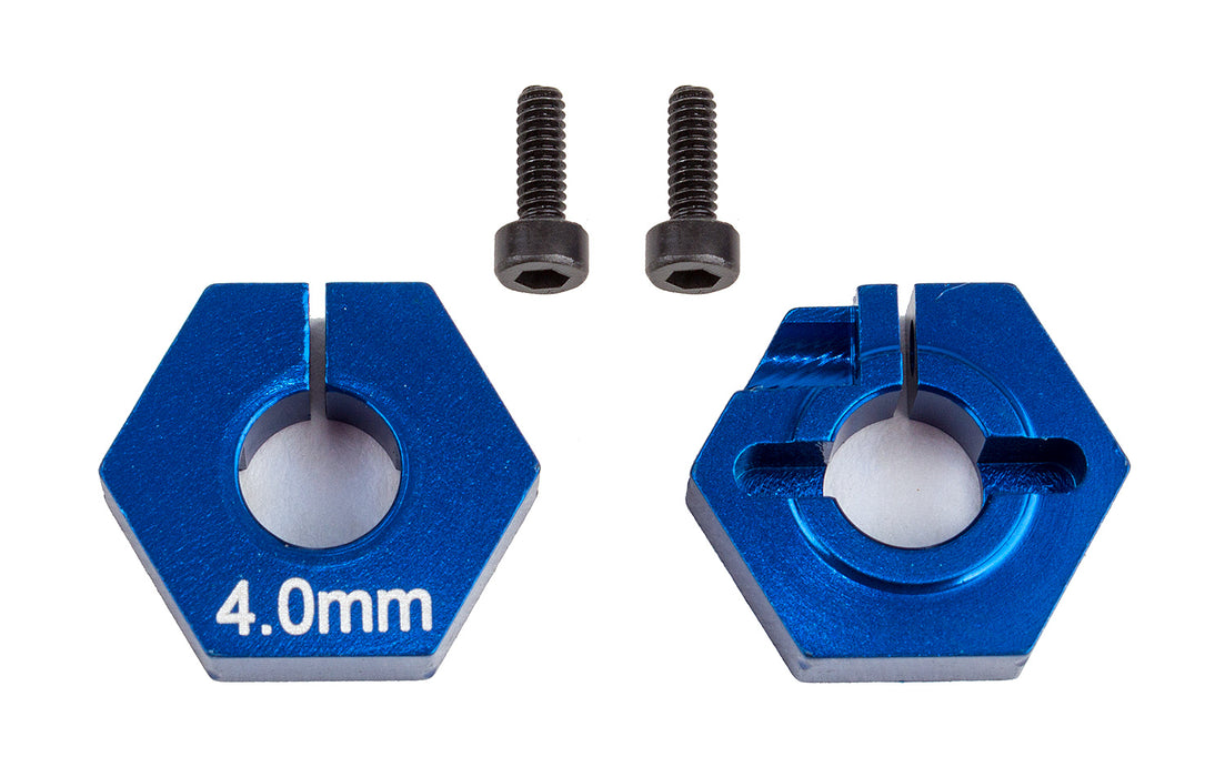 91862 Team Associated FT Clamping Wheel Hexes 4mm