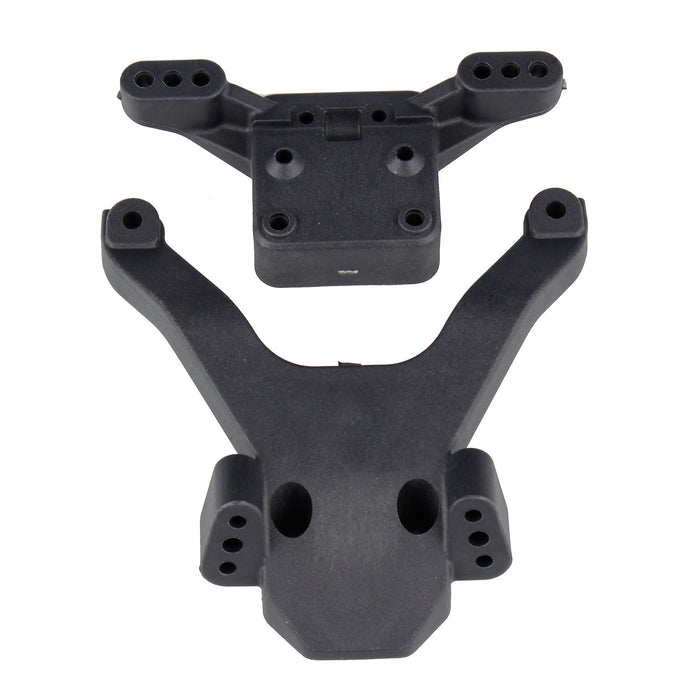 91875 Team Associated RC10B6 FT Top Plate And Ballstud Mount Carbon