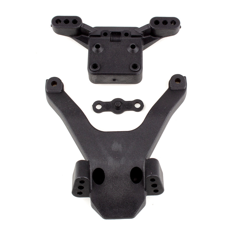 91884 Team Associated RC10B6.3 Front Top Plate and Ballstud Mount