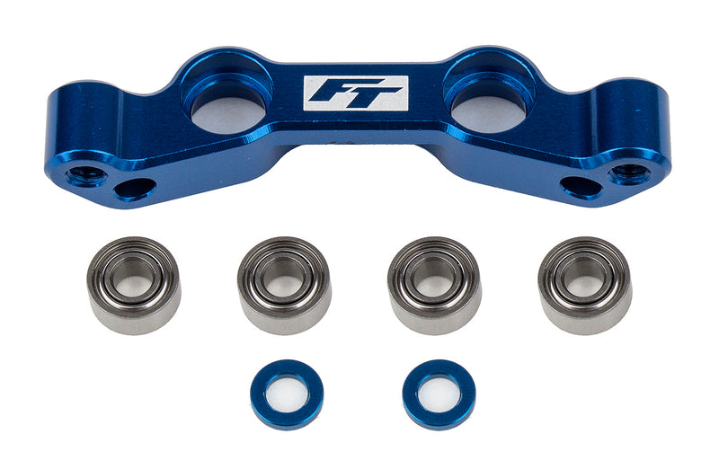 91984 Team Associated FT Aluminum Steering Rack Blue for RC10 B6.4 & B7