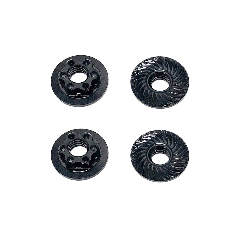92254 Team Associated Factory Team M4 Low Profile Wheel Nuts, Black