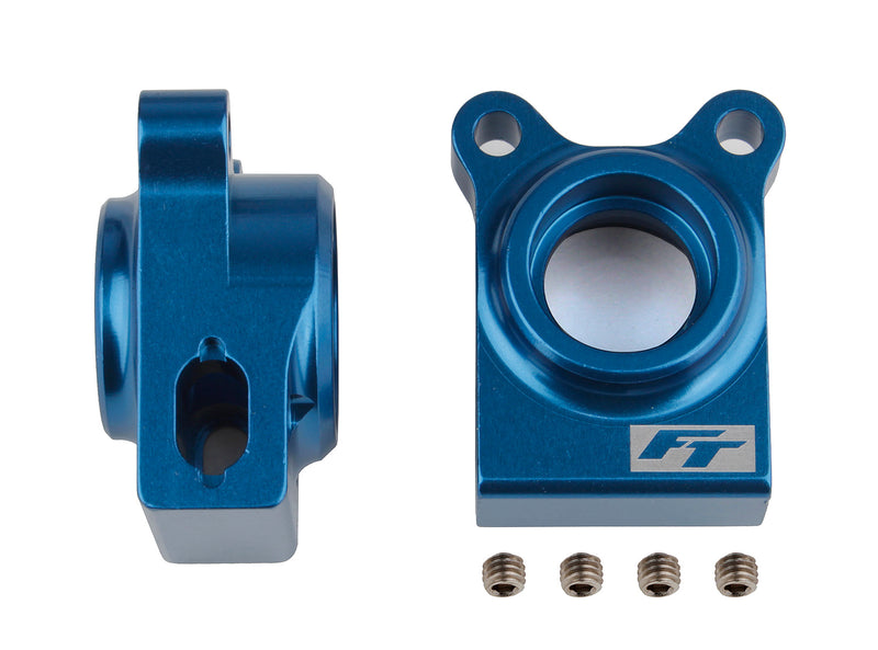 92270 Team Associated RC10B74.1 Aluminum Rear Hubs Blue