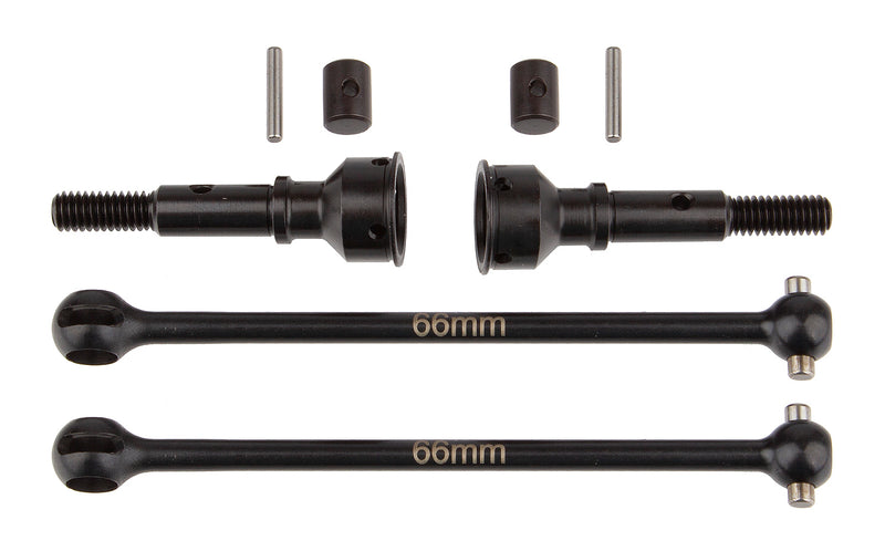 92299 Team Associated RC10B74.1 Rear CVA Set 66mm