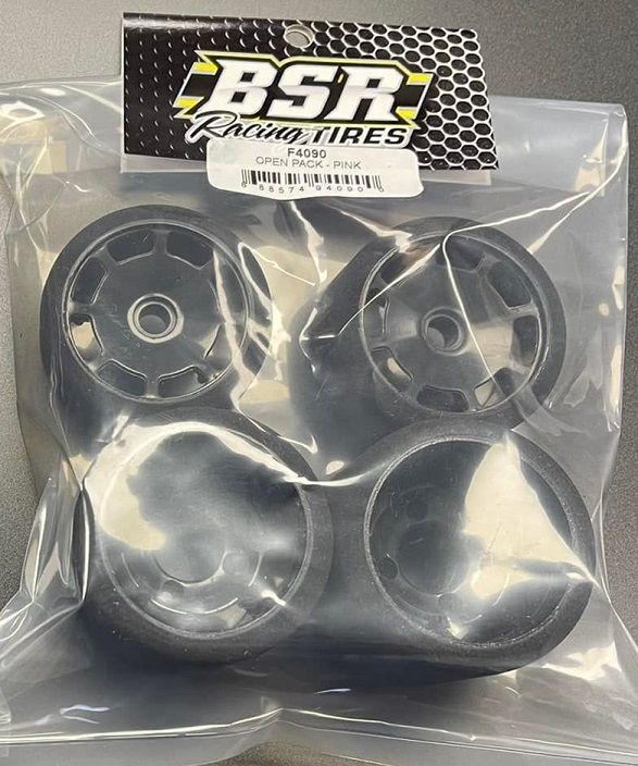 F4090 - BSR Open Tire Set w/ Pink Left Front (4090)