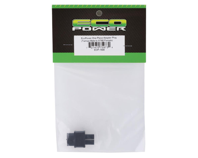 ECP-1500 Eco Power One Piece Adapter Plug Tamiya Male to XT60 Female