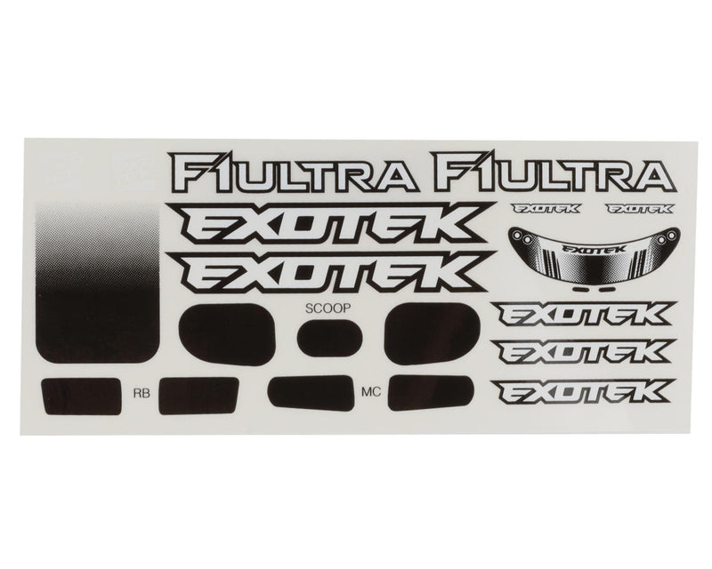 2128 Exotek F1 ULTRA '23 F1 Body (Clear) (Lightweight)