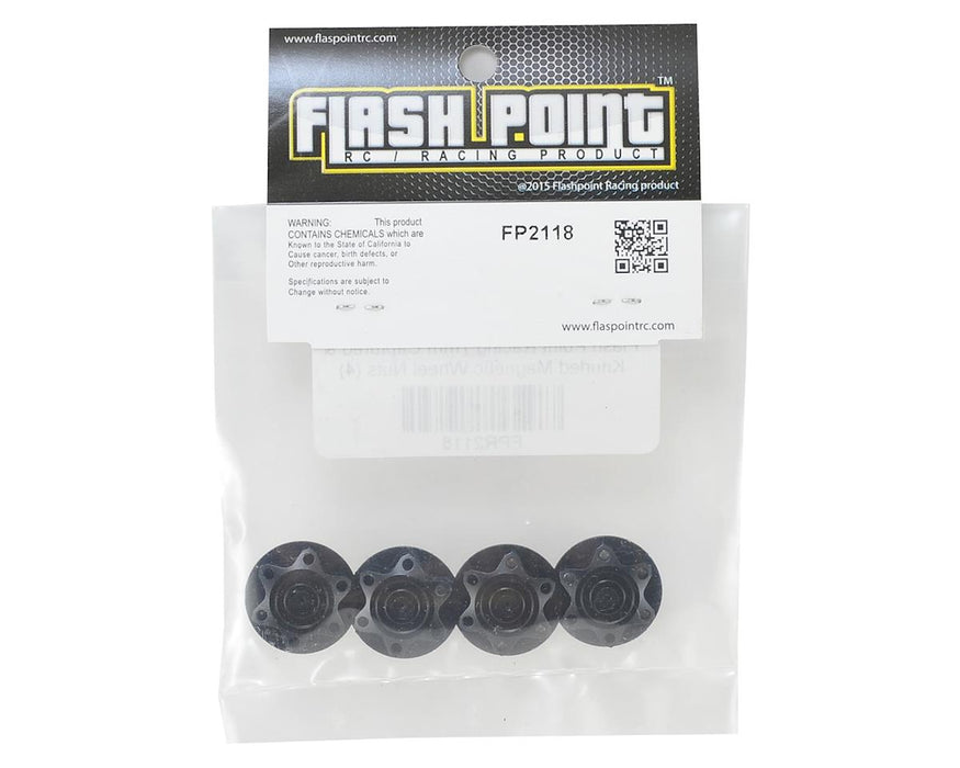 FP2118 - Flash Point 17mm Captured & Knurled Magnetic Wheel Nuts (4)