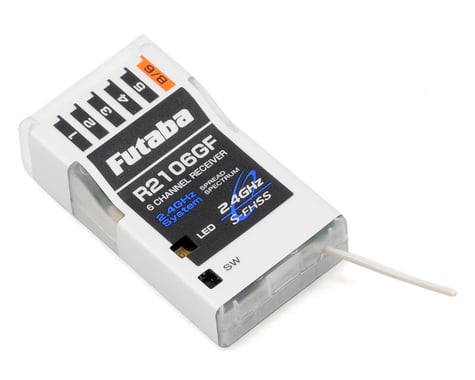 01102201-3  Futaba R2106GF 2.4GHz S-FHSS 6-Channel Micro Receiver