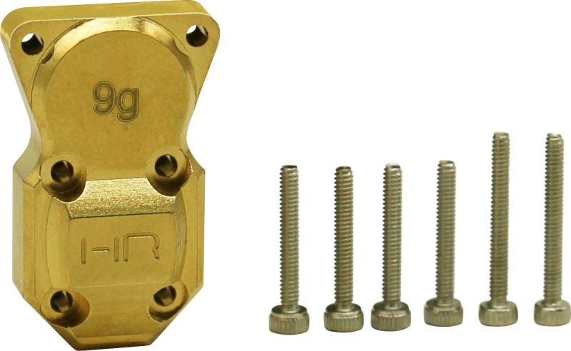 SXTF12CH - Hot Racing 9g Brass Differential Cover, for Axial SCX24
