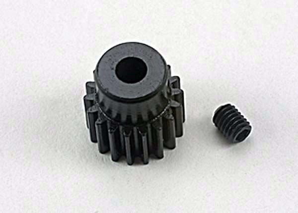 1918 Traxxas Gear, 18-T pinion (48-pitch) / set screw