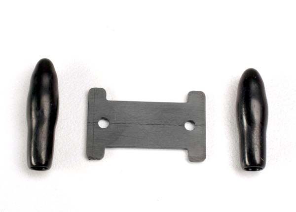 1926 - Traxxas Antenna caps, vinyl (2)/ antenna spool
